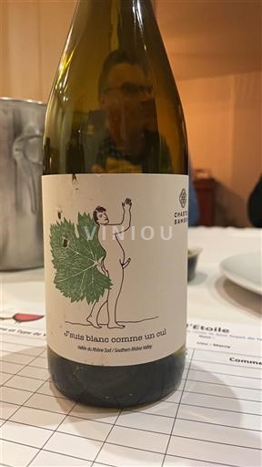 Valle del Rodano Côtes-du-Rhône Chêne Sablon J'suis blanc comme un cul Senza annata