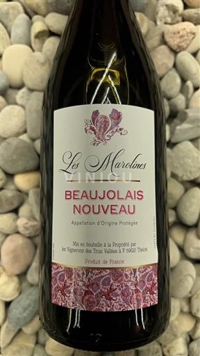 Beaujolais Beaujolais Nouveau Les Vignerons des Trois Vallées Les Marolines 2025