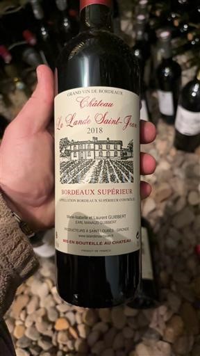 Bordeaux Bordeaux Supérieur Château La Lande Saint-Jean 2018