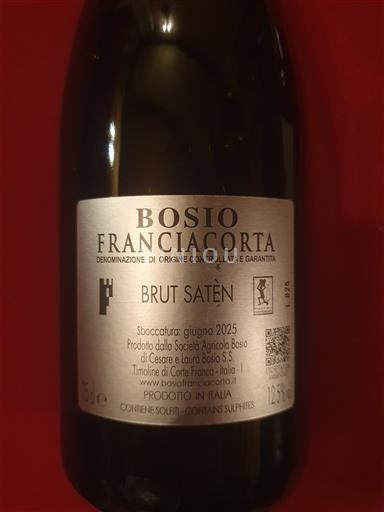 Lombardy Franciacorta Bosio Brut Satèn Không niên vụ