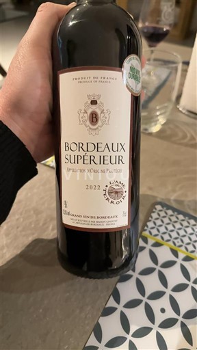 Bordeaux Bordeaux Supérieur L'Ancienne Borie L’âme du terroir 2022