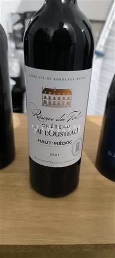 Bordeaux Haut-Médoc Château Cap l'Oustau Réserve du Fort 2021
