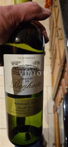 Rượu vang Blanc sec Château Bonhoste 2024 Pháp Bordeaux Bordeaux trắng AOC