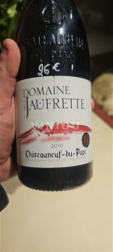 Rhônen laakso Châteauneuf-du-Pape Domaine La Jaufrette 2010