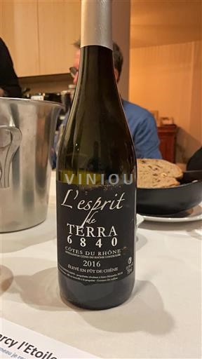 Valle del Rodano Côtes-du-Rhône 6840 L'esprit de Terra 2016