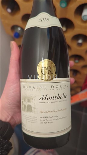 Burgundy Monthélie Domaine Doreau 2018