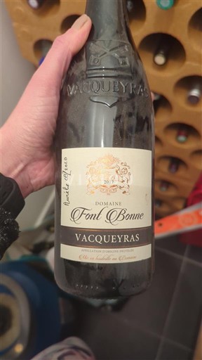Rhône-dalen Vacqueyras Domaine Font Bonne 2017