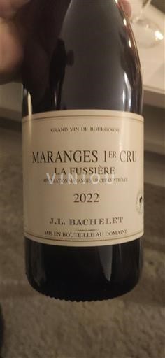 Burgundsko Maranges Premier Cru J.L. Bachelet La Fussière 2022