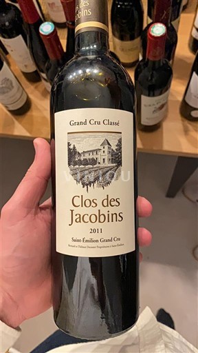 Burdeos Saint-Émilion Gran Cru Grand Cru Classé Clos des Jacobins 2011