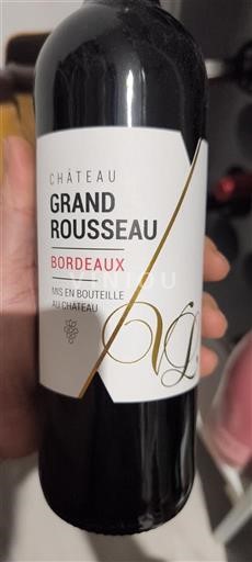 Burdeos Bordeaux Château Grand Rousseau Sin añada