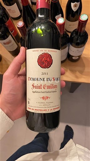 Bordeaux Saint-Émilion Domaine Sable 2011