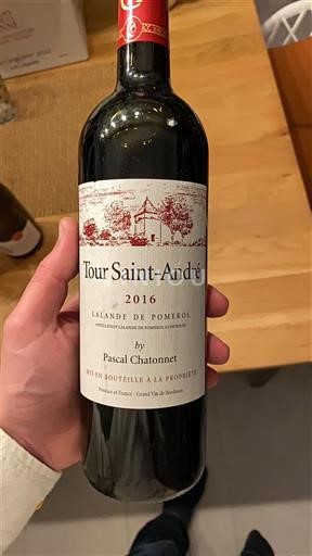 Bordeaux Lalande-de-Pomerol Tour Saint-André 2016