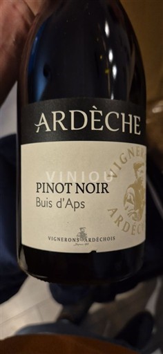Vin Rouge sec Buis d'Aps Vignerons Ardéchois Non millésimé France Alpes et pays Rhodaniens Ardèche IGP