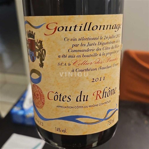 Valle del Ródano Côtes del Ródano Cellier des Princes Goutillonnage 2011