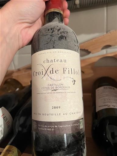 Burdeos Castillon-costas-de-burdeos Château Croix de Fillol 2009
