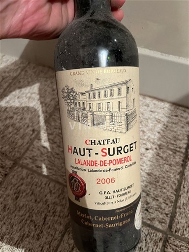 Bordeaux Lalande-de-Pomerol Château Haut-Surget 2006