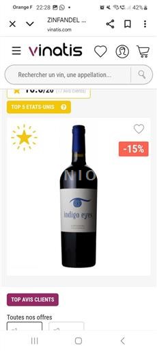 Californische AVA's Niet gespecificeerd Indigo Eyes 2022