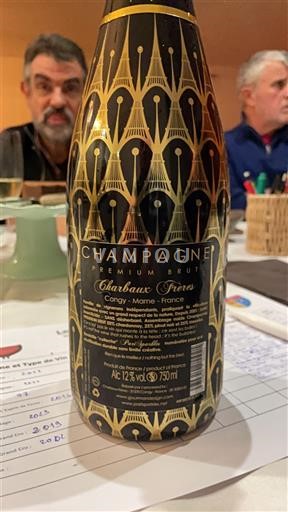 Champagne Champagner Charbaux Frères Premium Brut Ohne Jahrgang