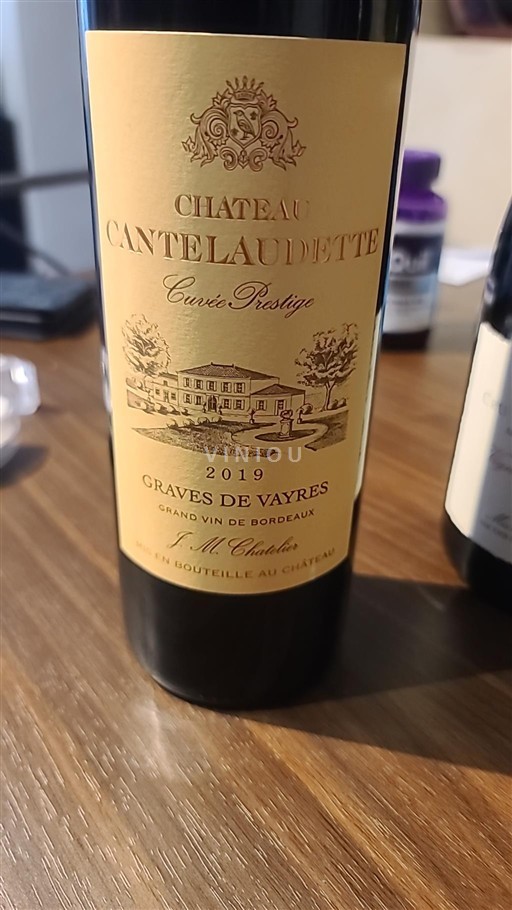 Bordeaux Graves-de-vayres Château Cantelaudette Prestige 2019
