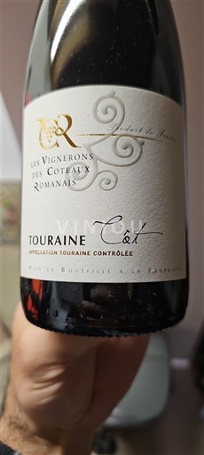 Dolina Loare Touraine Les Vignerons des Coteaux Romanais Côt 2019