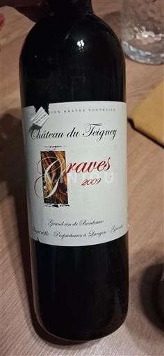 Bordeaux Graves Château Teigney 2009