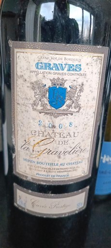 Bordeaux Graves Château La Chauvillière Prestige 2008
