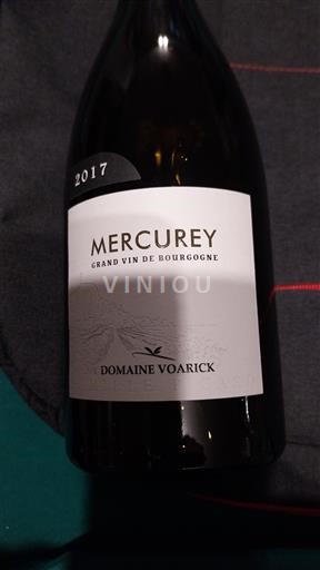 Burgundi Mercurey Domaine Voarick 2017