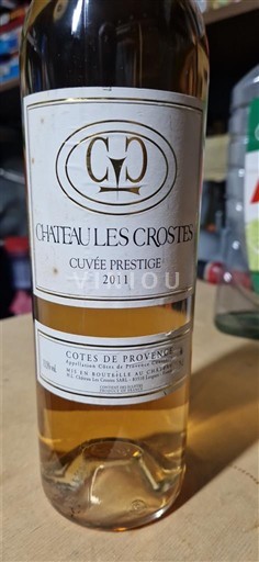 Provenza Côtes de Provenza Château Les Crostes Prestige 2011