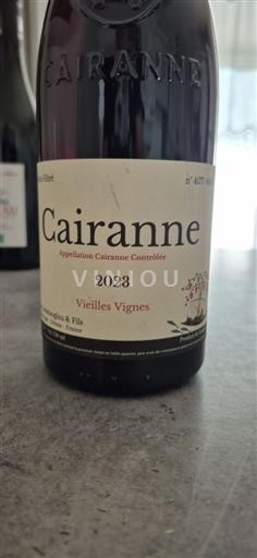 Rhônen laakso Cairanne Georges Lelektsoglou et fils Vieilles Vignes 2023