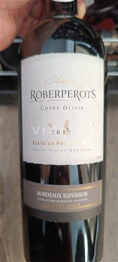 Bordeaux Bordeaux Supérieur Château Roberperots Olivia 2017