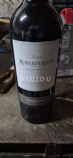 Bordoja Bordeaux Supérieur Château Roberperots Olivia 2017