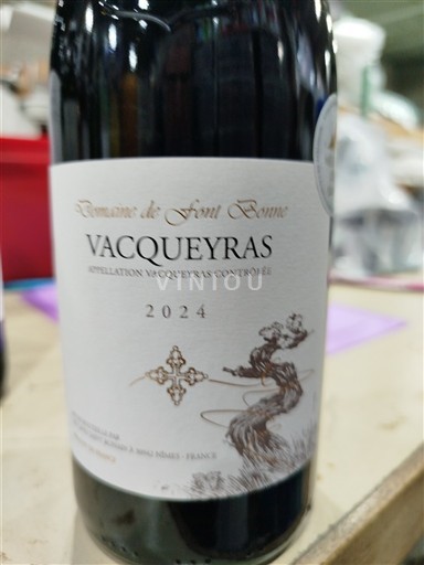 Rhône-dalen Vacqueyras Domaine Saint Bonne 2024