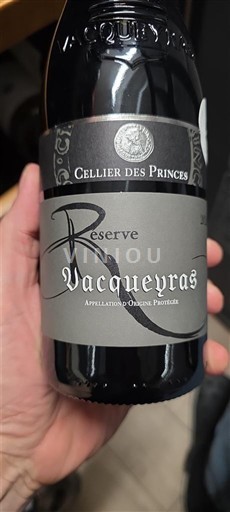 Thung lũng Rhône Vacqueyras Cellier des Princes Réserve 2024