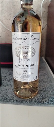 Sud-Ouest Jurançon Château Rousse Réserve 2021