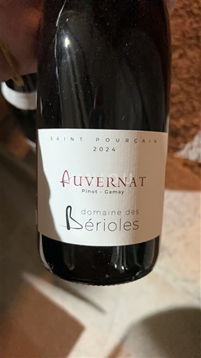 Dolina Loare Saint-Pourçain Domaine S Bérioles Auvernat 2024
