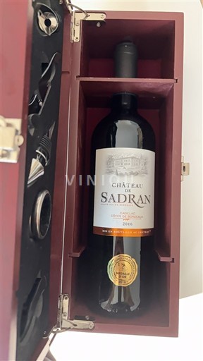 Bordeaux Côtes-de-Bordeaux Château Sadran 2016