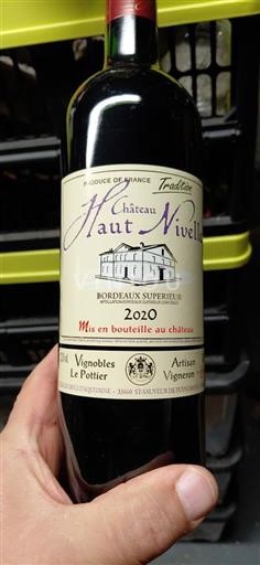 Bordeaux Bordeaux Supérieur Château Haut Nivelle 2020