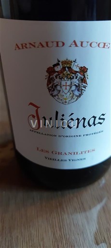 Beaujolais Juliénas Arnaud Aucoeur Les Granilites Vieilles Vignes 2024