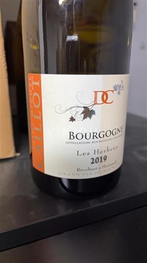 Burgundsko Domaine Caillot Les Herbeux 2019