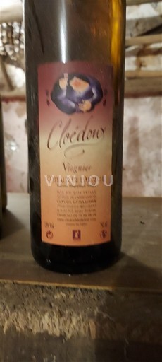 Alperna och Rhône-länderna Coteaux de l'Ardèche Clédoux Viognier Icke årgångsbetecknad