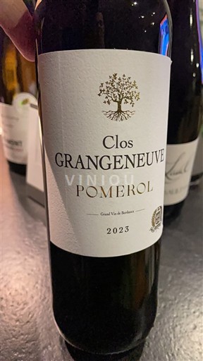 Bordeaux Pomerol Clos Grangeneuve 2023