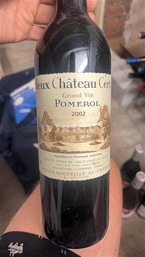 Bordeaux Pomerol Château Vieux Château Certan 2002