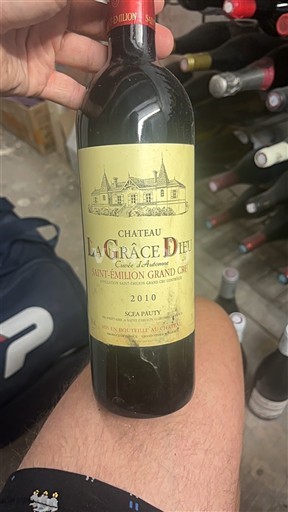 Bordeaux Saint-Émilion Grand Cru Château La Grâce Dieu d'Automne 2010