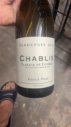 Borgonha Chablis Patrick Piuze Terroir de Courgis 2022