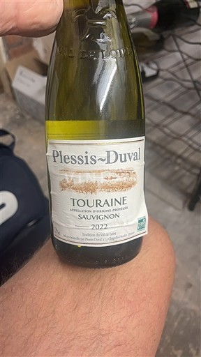Dolina Loare Touraine Plessis-Duval Sauvignon 2022