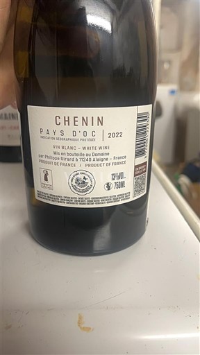 Linguadoca e Rossiglione Paese d'Oc Domaine Girard Chenin 2022