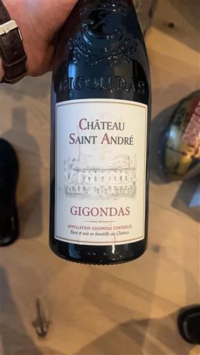 Rhônedalen Gigondas Château Saint André Icke årgångsbetecknad