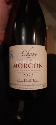 Beaujolais Morgon Chavy Cyrille Vieilles Vignes 2023