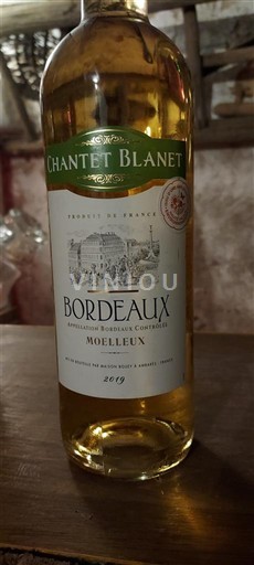 Burdeos Bordeaux Chantet Blanet 2019