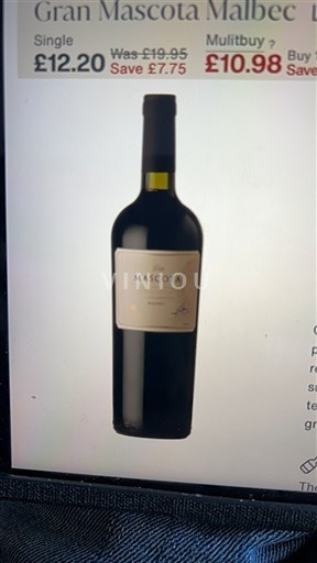 Mendoza Mascota Vineyards Gran Mascota Malbec Ei vuosikertaa